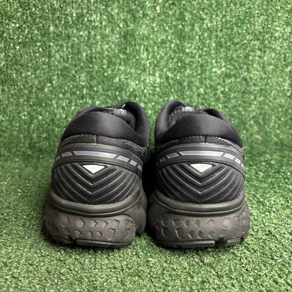 Brooks Ghost 11 Running Cushioned Breathable Triple Black‎ Sneakers Mens Size 10